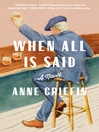 Cover image for When All Is Said